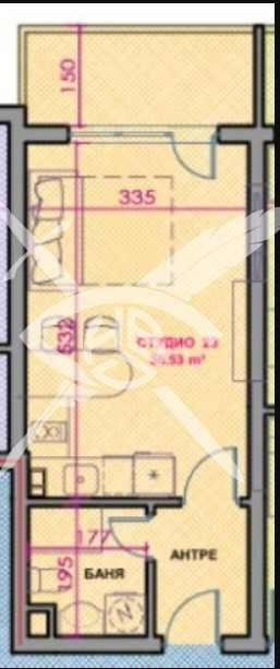 Едностаен апартамент в Поморие - 38 кв.м за 1369 €/кв.м - Снимка #1