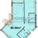 Двустаен апартамент в София, Полигона - 102 кв.м за 1804 €/кв.м - Снимка #1