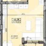 Двустаен апартамент в Пловдив, Тракия - 54 кв.м за 558 €/кв.м - Снимка #1