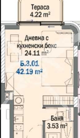 Едностаен апартамент в Китен - 42 кв.м за 2105 €/кв.м - Снимка #1