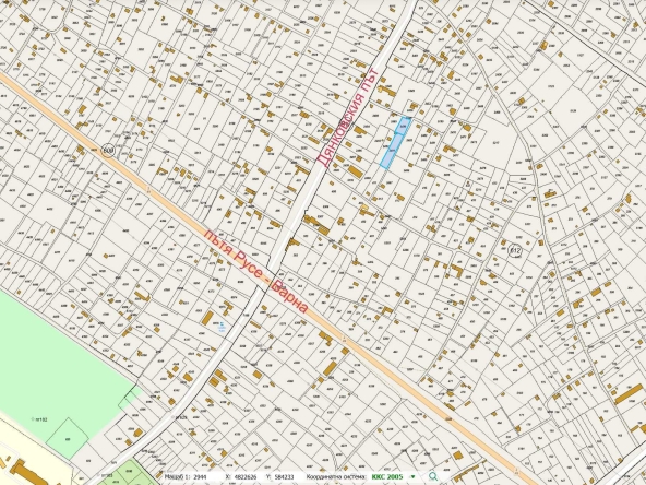 Парцел в Разград, Абритус - 1275 кв.м за 28 €/кв.м - Снимка #1