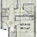 Тристаен апартамент в Пловдив, Христо Смирненски - 110 кв.м за 756 €/кв.м - Снимка #1