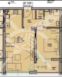 Двустаен апартамент в Бургас, Славейков - 67 кв.м за 1061 €/кв.м - Снимка #1