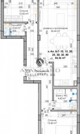 Тристаен апартамент в Пловдив, Въстанически - 105 кв.м за 885 €/кв.м - Снимка #1