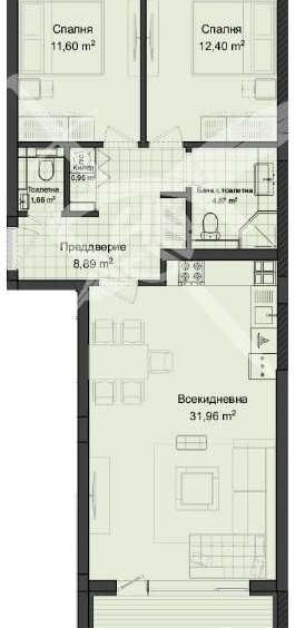 Тристаен апартамент в Пловдив, Кършияка - 107 кв.м за 797 €/кв.м - Снимка #1