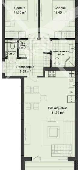 Тристаен апартамент в Пловдив, Кършияка - 107 кв.м за 438 €/кв.м - Снимка #1
