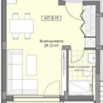 Едностаен апартамент в Пловдив, Остромила - 45 кв.м за 1074 €/кв.м - Снимка #1