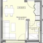 Едностаен апартамент в Пловдив, Остромила - 45 кв.м за 548 €/кв.м - Снимка #1