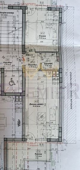 Двустаен апартамент в Варна, Зимно кино Тракия - 69 кв.м за 2357 €/кв.м - Снимка #1