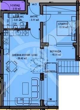 Двустаен апартамент в Пловдив, Остромила - 80 кв.м за 920 €/кв.м - Снимка #1