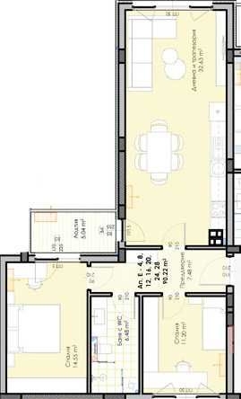 Тристаен апартамент в Пловдив, Кършияка - 107 кв.м за 980 €/кв.м - Снимка #1