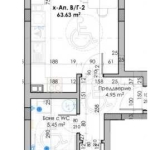 Двустаен апартамент в Пловдив, Кючук Париж - 78 кв.м за 743 €/кв.м - Снимка #1