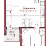 Двустаен апартамент в Велинград - 57 кв.м за 663 €/кв.м - Снимка #1