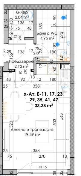 Дава се под наем Едностаен апартамент в Пловдив, Кючук Париж - 40 кв.м за 22478 € - Снимка #1