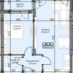 Двустаен апартамент в Пловдив, Тракия - 66 кв.м за 995 €/кв.м - Снимка #1