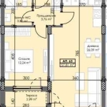 Двустаен апартамент в Пловдив, Тракия - 67 кв.м за 1096 €/кв.м - Снимка #1