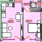 Двустаен апартамент в Бургас, Меден рудник - зона А - 65 кв.м за 463 €/кв.м - Снимка #1