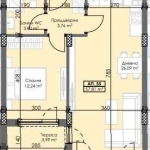 Двустаен апартамент в Пловдив, Тракия - 67 кв.м за 1096 €/кв.м - Снимка #1