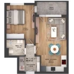 Двустаен апартамент в Пловдив, Кършияка - 65 кв.м за 1642 €/кв.м - Снимка #1