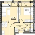 Двустаен апартамент в Пловдив, Тракия - 69 кв.м за 985 €/кв.м - Снимка #1