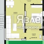 Двустаен апартамент в Бургас, Меден рудник - зона Д - 79 кв.м за 904 €/кв.м - Снимка #1