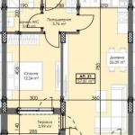 Двустаен апартамент в Пловдив, Тракия - 67 кв.м за 1096 €/кв.м - Снимка #1