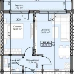 Двустаен апартамент в Пловдив, Тракия - 66 кв.м за 995 €/кв.м - Снимка #1
