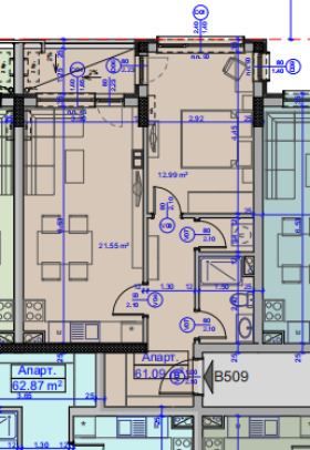 Двустаен апартамент в Бургас, Промишлена зона - Север - 62 кв.м за 1855 €/кв.м - Снимка #1