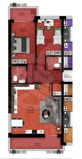 Тристаен апартамент в Пловдив, Христо Смирненски - 113 кв.м за 2000 €/кв.м - Снимка #1