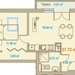 Двустаен апартамент в София, Зона Б-19 - 80 кв.м за 1243 €/кв.м - Снимка #1