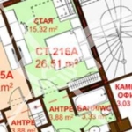 Едностаен апартамент в Бургас, Сарафово - 26 кв.м за 1616 €/кв.м - Снимка #1