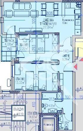 Тристаен апартамент в Асеновград - 97 кв.м за 420 €/кв.м - Снимка #1