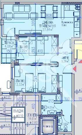 Тристаен апартамент в Асеновград - 97 кв.м за 824 €/кв.м - Снимка #1