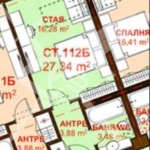 Едностаен апартамент в Бургас, Сарафово - 26 кв.м за 1616 €/кв.м - Снимка #1