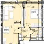 Двустаен апартамент в Пловдив, Тракия - 69 кв.м за 985 €/кв.м - Снимка #1