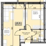 Двустаен апартамент в Пловдив, Тракия - 69 кв.м за 985 €/кв.м - Снимка #1