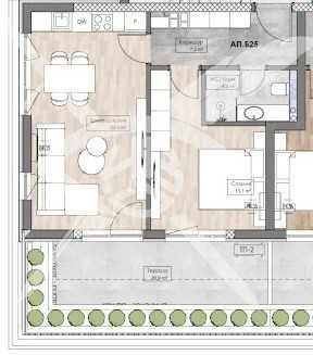 Двустаен апартамент в Пловдив, Кършияка - 86 кв.м за 1082 €/кв.м - Снимка #1