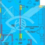 Двустаен апартамент в Бургас, Меден рудник - зона А - 60 кв.м за 913 €/кв.м - Снимка #1