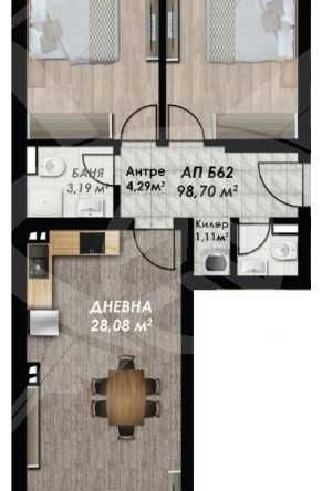 Тристаен апартамент в Пловдив, Кършияка - 114 кв.м за 857 €/кв.м - Снимка #1