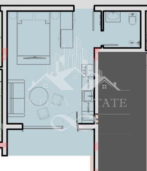 Едностаен апартамент в Велинград - 37 кв.м за 900 €/кв.м - Снимка #1