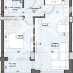 Двустаен апартамент в Пловдив, Кършияка - 67 кв.м за 1183 €/кв.м - Снимка #1