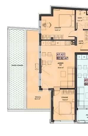 Тристаен апартамент в Пловдив, Христо Смирненски - 115 кв.м за 1218 €/кв.м - Снимка #1