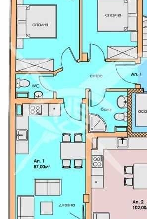 Тристаен апартамент в Пловдив, Съдийски - 87 кв.м за 806 €/кв.м - Снимка #1