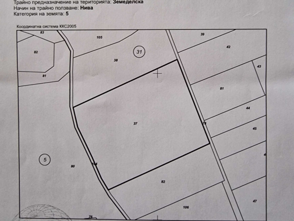 Парцел в с. Близнаци, Област Варна - 19495 кв.м за 5 €/кв.м - Снимка #1