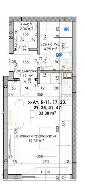 Дава се под наем Едностаен апартамент в Пловдив, Кючук Париж - 40 кв.м за 21274 € - Снимка #1