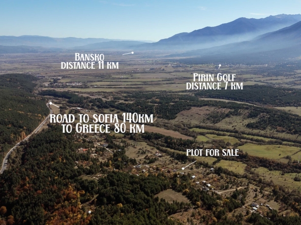 Парцел в Банско - 500 кв.м за 50 €/кв.м - Снимка #1