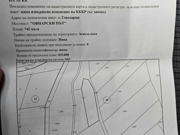 Земеделски имот в Самоков -  кв.м за 5 €/дка - Снимка #1