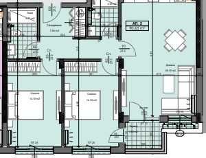 Тристаен апартамент в Пловдив, Кършияка - 107 кв.м за 1055 €/кв.м - Снимка #1