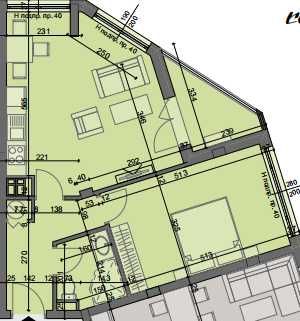 Двустаен апартамент в София, Кръстова вада - 77 кв.м за 2403 €/кв.м - Снимка #1
