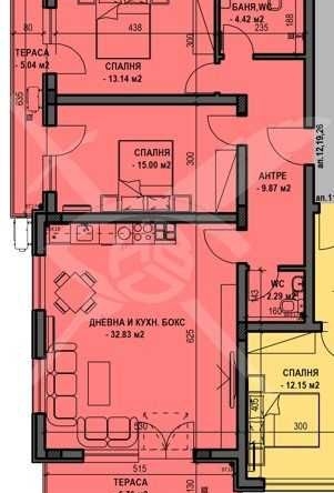 Тристаен апартамент в Пловдив, Остромила - 120 кв.м за 470 €/кв.м - Снимка #1